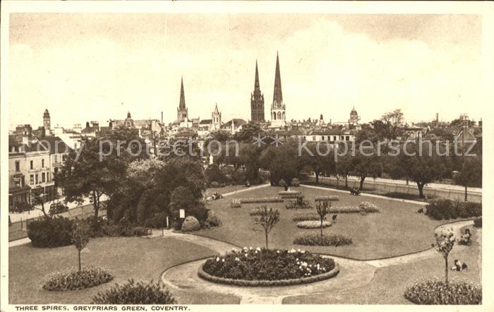 Coventry Three Spires Greyfriars Green