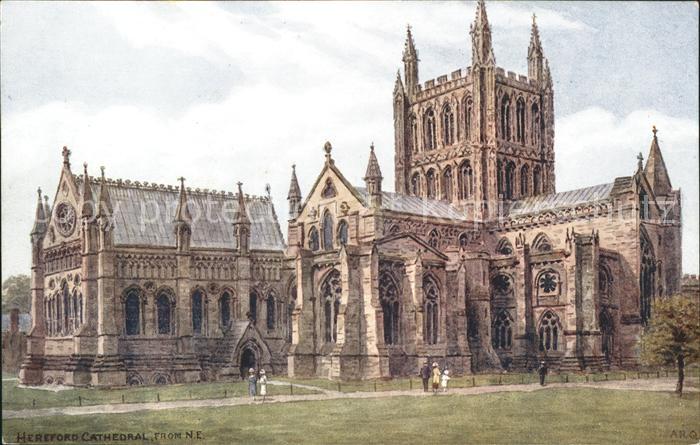 Hereford Cathedral Salmon Series Kuenstlerkarte