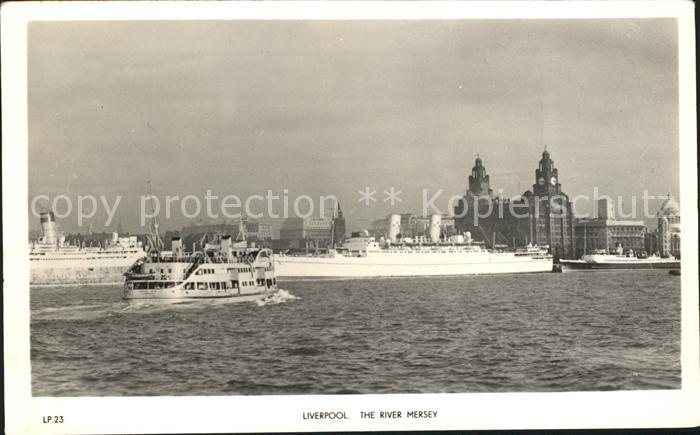 Liverpool The River Mersey Ferry Boat Steamer