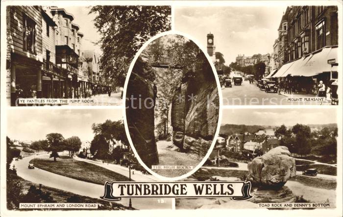 Tunbridge Wells Ye Pantiles Mount Pleasant Ephraim London Road Toad Rock High Ro