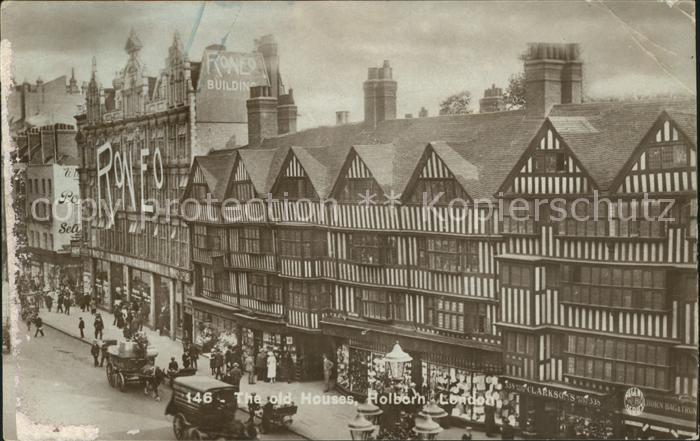 London Old Houses Holborn
