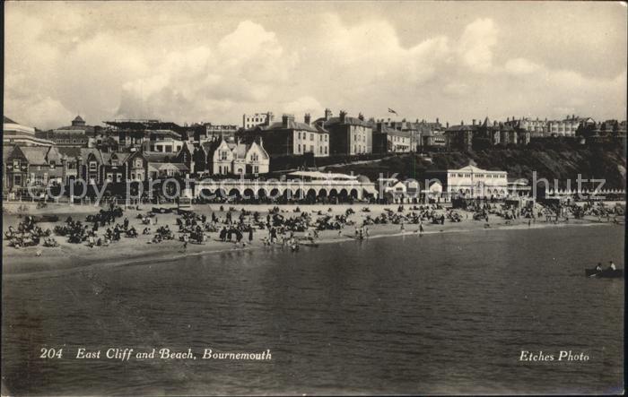 Bournemouth East Cliff and Beach