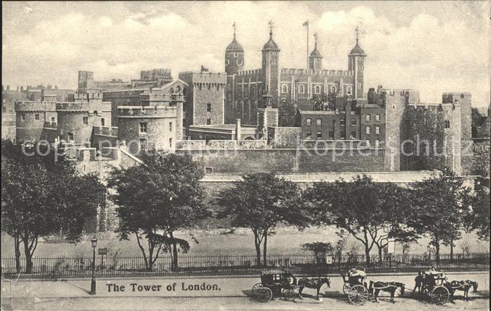 London Tower of London Pferdekutsche