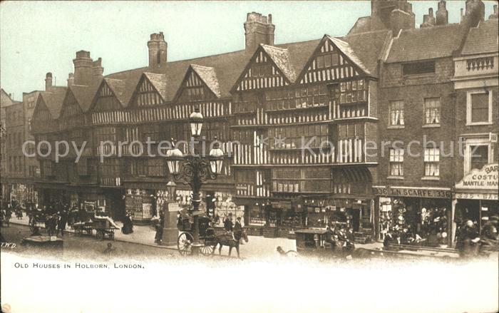 London Old Houses Holborn