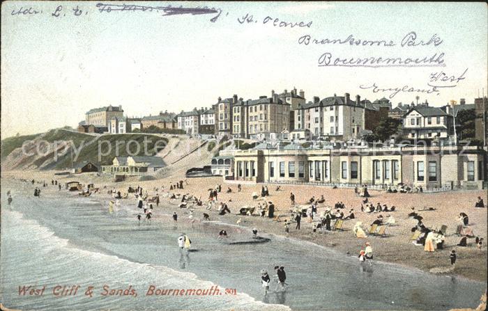 Bournemouth West Cliff and Sands Beach