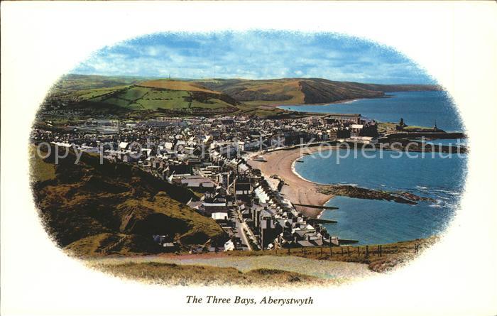 Aberystwyth The Three Bays Panorama