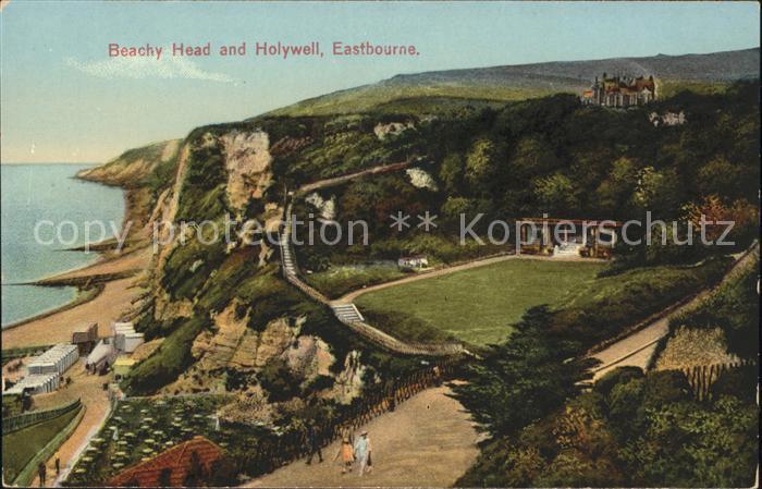 Eastbourne Sussex Panorama Beachy Head and Holywell