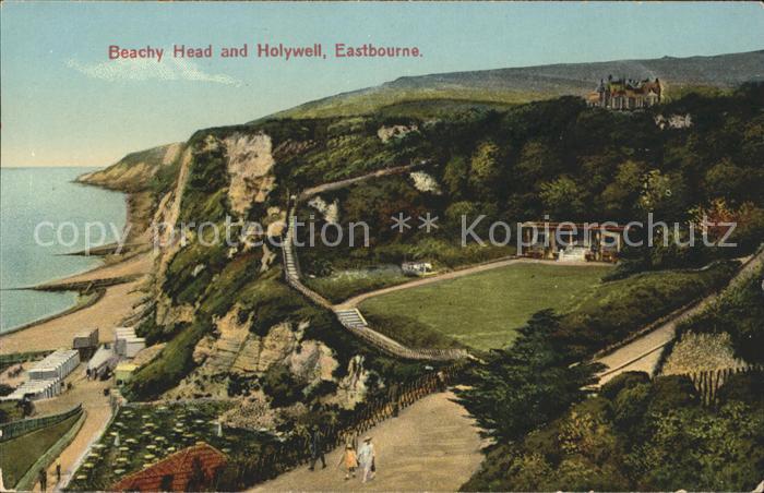 Eastbourne Sussex Panorama Beachy Head and Holywell