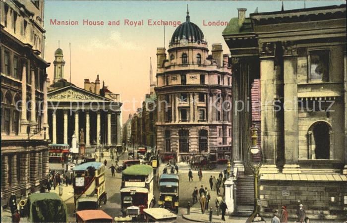 London Mansion House and Royal Exchange Doppeldeckerbus