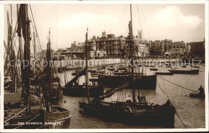 Margate UK Harbour Fishing Boat