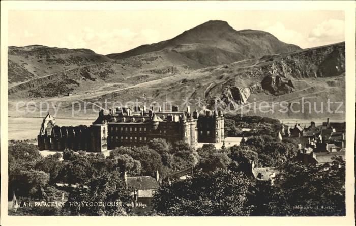 Edinburgh Scotland Palace of Holyroodhouse and Abbey