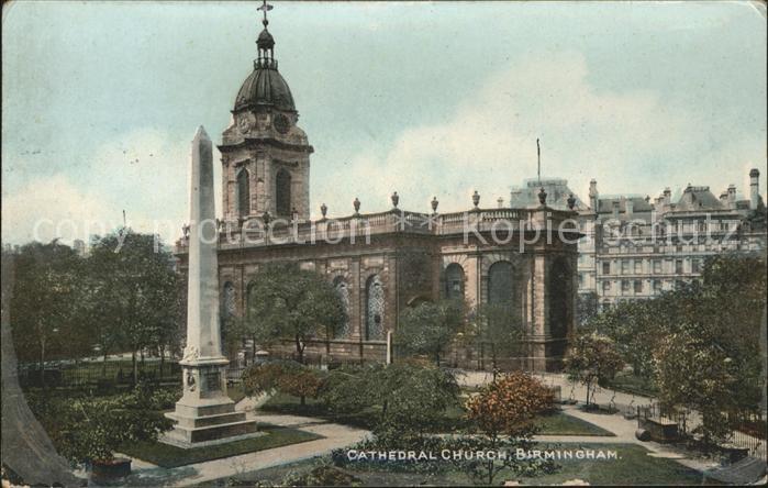 Birmingham Cathedral Church Obelisk Monument