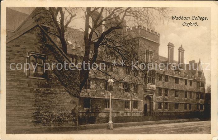 Oxford Oxfordshire Wadham College