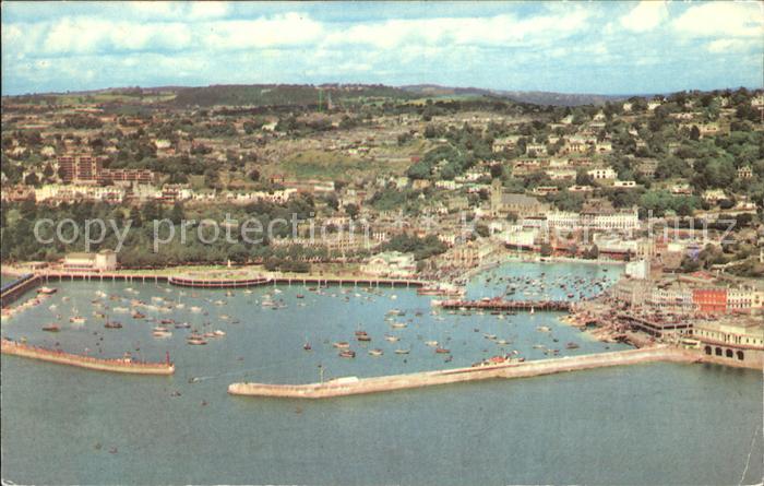 Torquay Torbay Harbour aerial view
