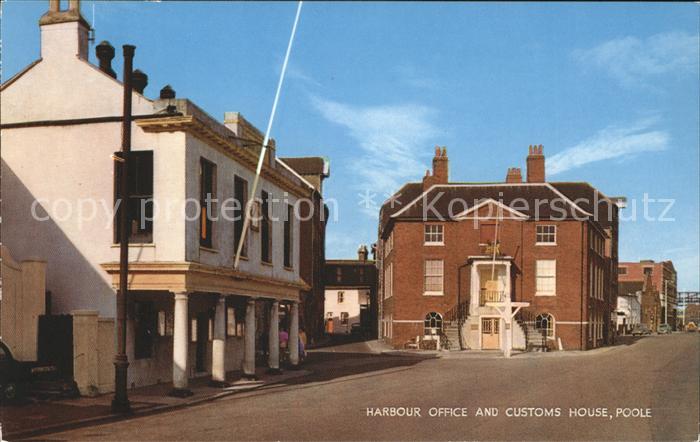 Poole Dorset Harbour Office and Customs House Salmon Series