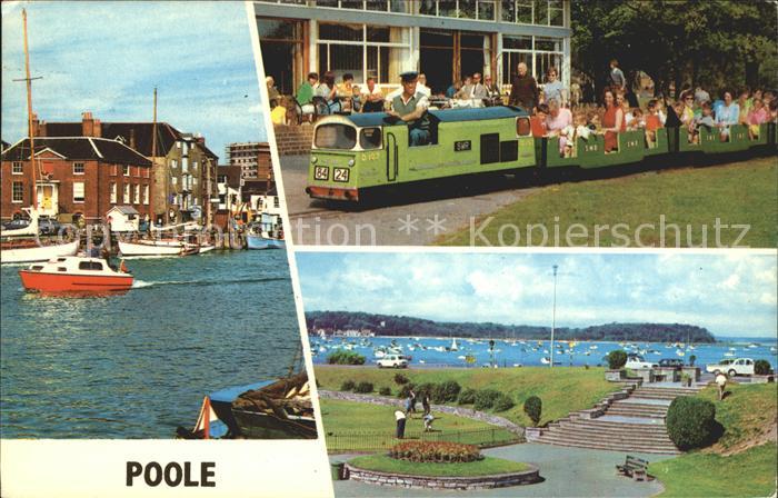 Poole Dorset Quay Sailing Boat Miniature Railway Harbour from Sandbanks