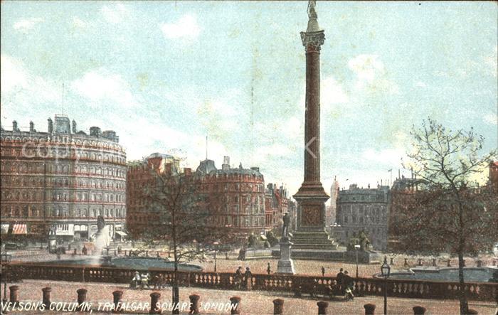 London Nelsons Column Trafalgar Square