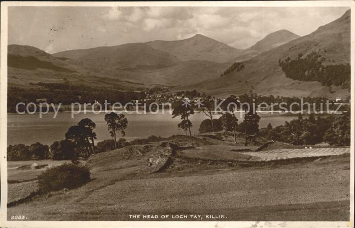 Killin Head of Loch Tay Lake Mountains