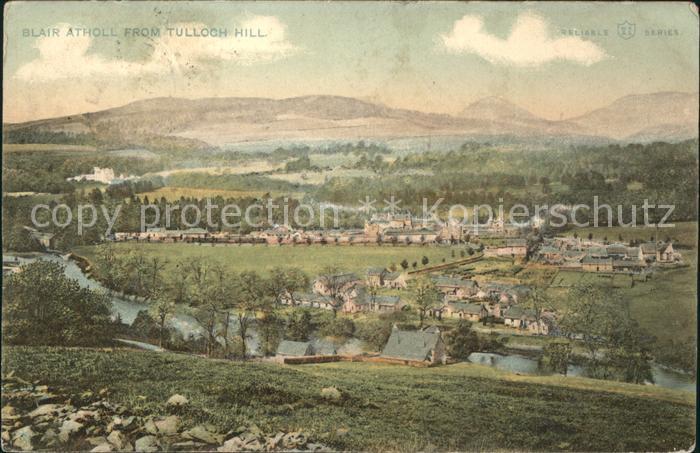 Blair Atholl Panorama view from Tulloch Hill