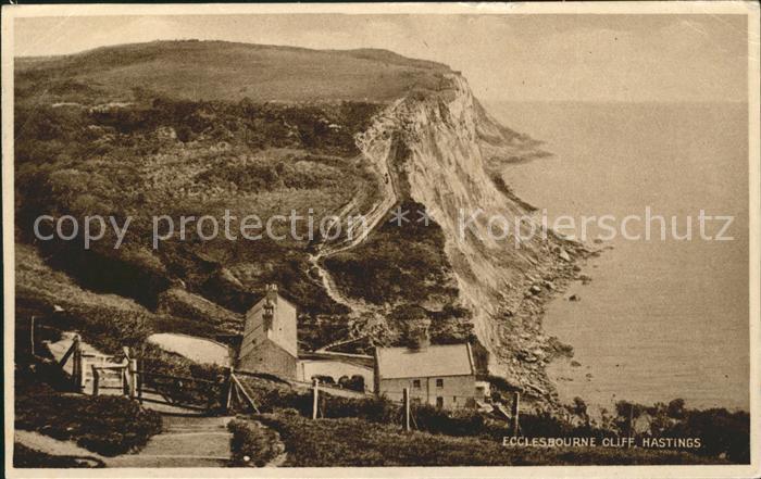 Hastings East Sussex Ecclesbourne Cliff Steilkueste