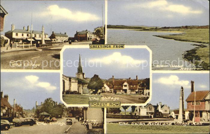 Forest Row Village Weir Wood Reservoir Swan Hotel Village Hall