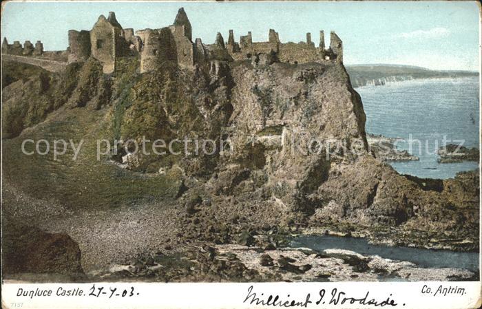 Portrush Dunluce Castle Ruins Coast