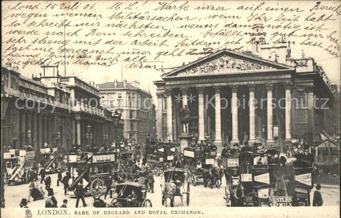 London Bank of England and Royal Exchange Kutschen
