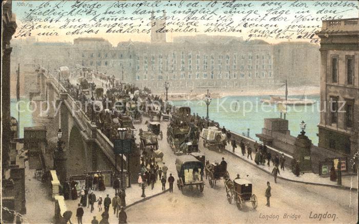 London Bridge Thames Kutschen