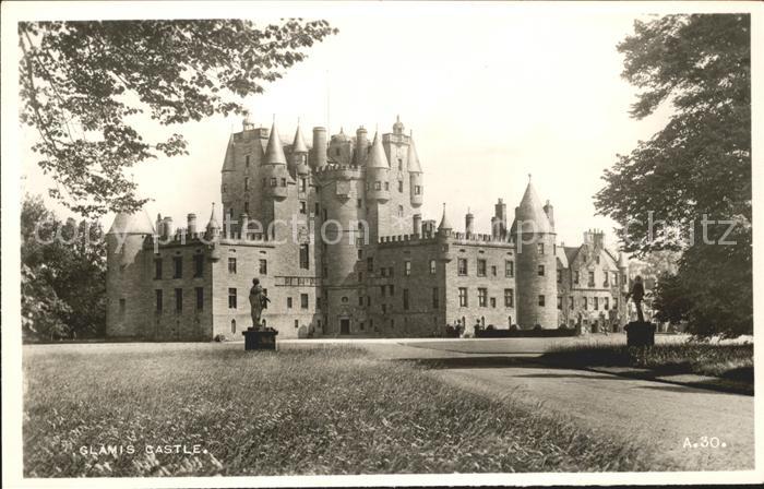 Glamis Castle Valentine's Post Card
