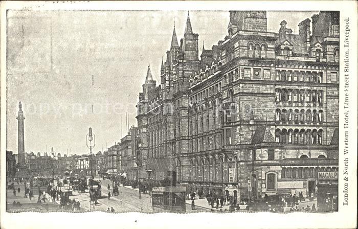 Liverpool London & North Western Hotel Lime Street Station Column