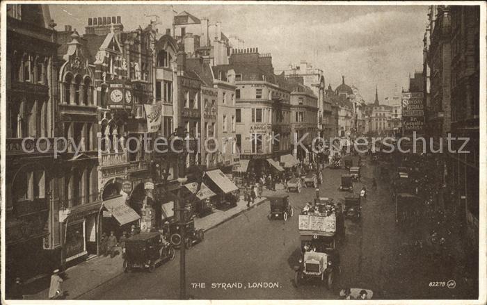 London The Strand Autobus