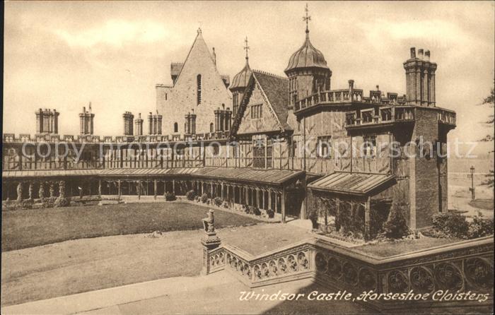Windsor Castle Horseshoe Cloisters Frith's Series