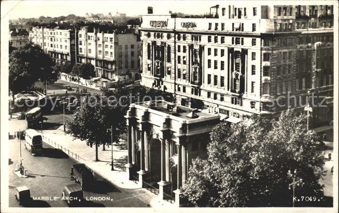 London Marble Arch Valentine's Post Card