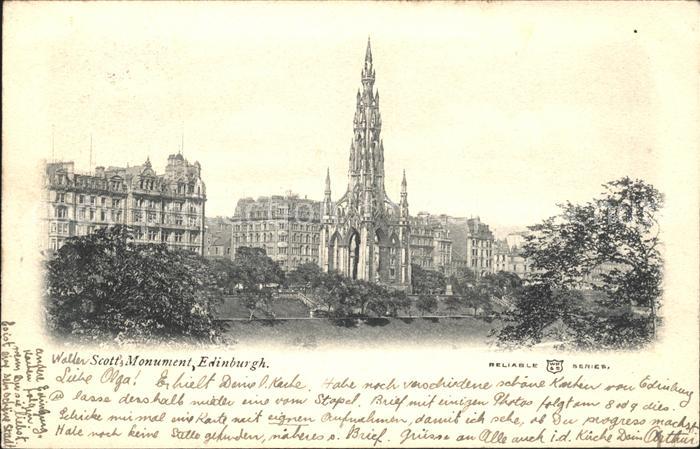 Edinburgh Scotland Scott Monument