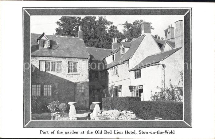 Stow on the Wold Garden at the Old Red Lion Hotel