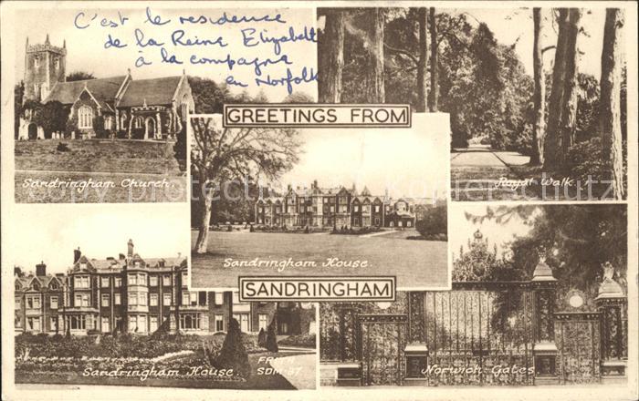 Sandringham Norfolk Church Royal Walk Norwich Gates Sandringham House