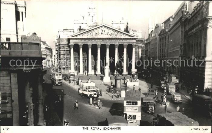 London Royal Exchange Monument Tuck's Post Card