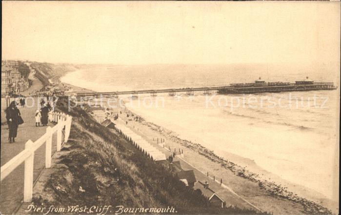 Bournemouth Pier from West Cliff Beach