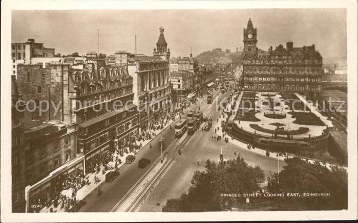 Edinburgh Scotland Princes Street Garden Tramway