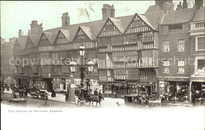 London Old Houses in Holborn