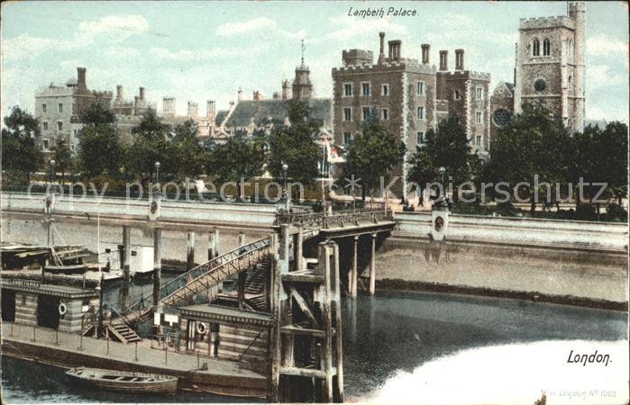 London Lambeth Palace Anlegesteg