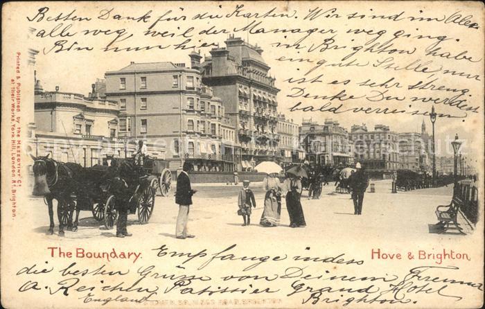 Hove Brighton The Boundary Pferdekutsche
