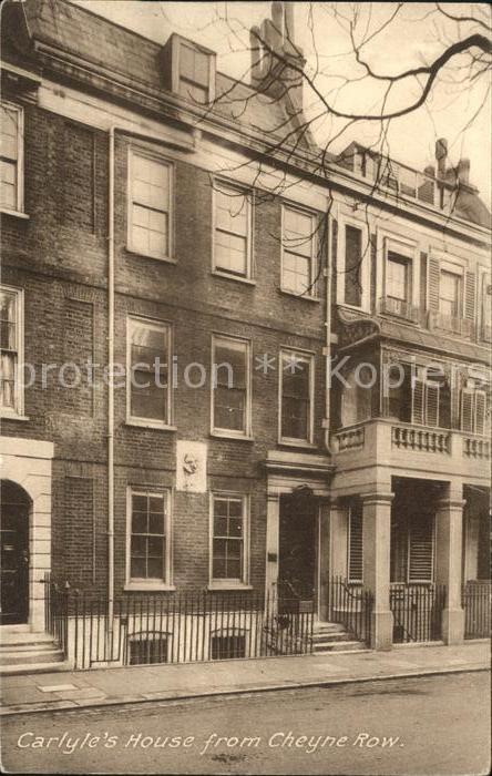 Chelsea London Carlyle's House from Cheyne Row