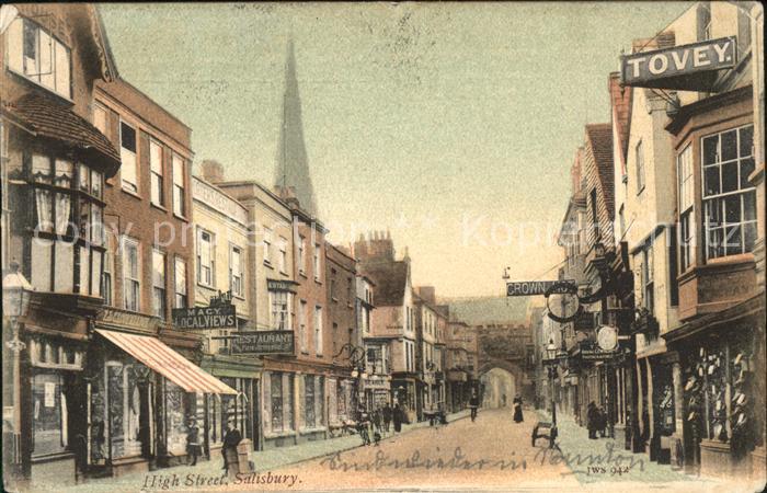 Salisbury Wiltshire High Street
