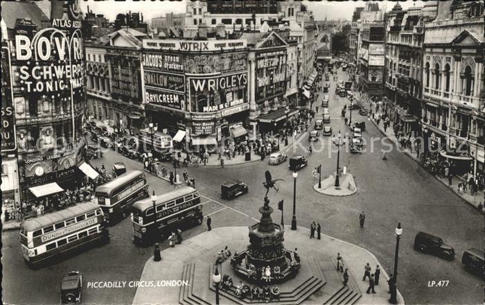Autobus Omnibus Piccadilly Circus London