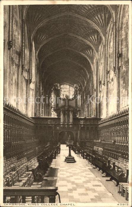 Kirchenorgel Cambridge Kings College Chapel