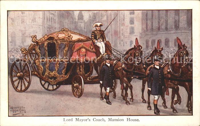 Pferdekutschen Lord Mayor's Coach Mansion House