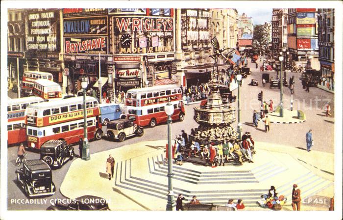 Autobus Omnibus Piccadilly Circus London