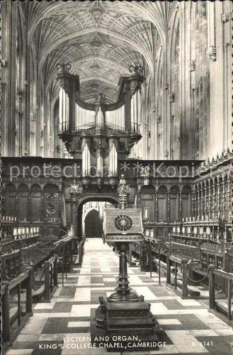 Kirchenorgel King's College Chapel Cambridge