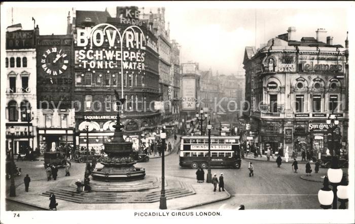 Autobus Omnibus Piccadilly Circus London